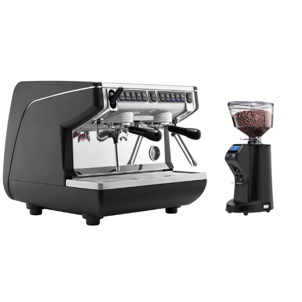 Appia Life Compact - 2 grupos - Nuova Simonelli volumétrica / semiautomática