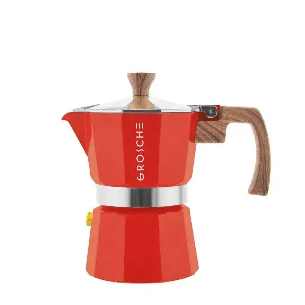 Método Cafetera Moka 6 tazas Grosche