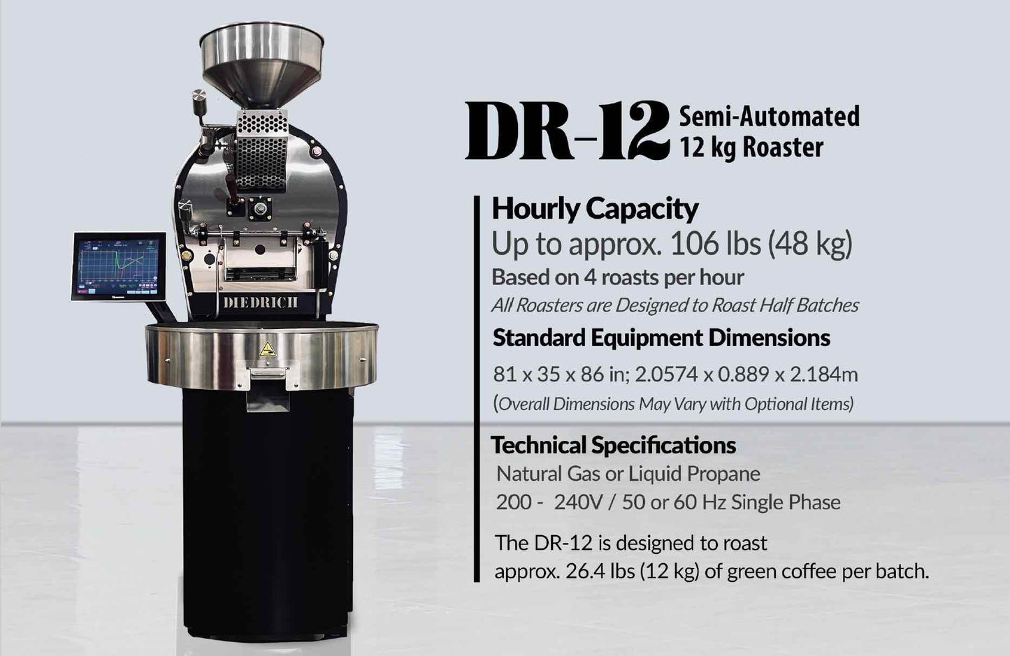 Diedrich Roasters DR-12