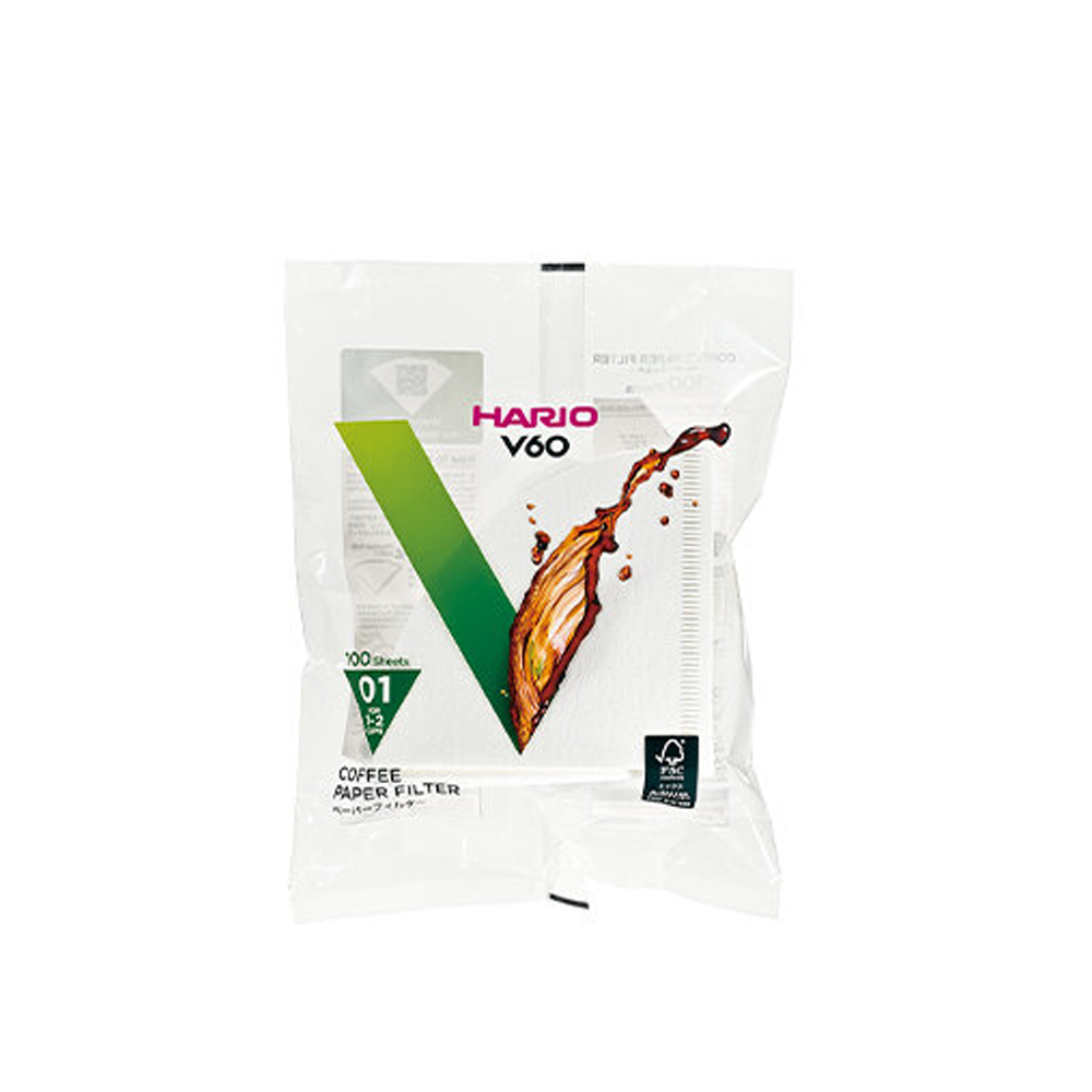 BOLSA DE 100 FILTROS CAFETERA HARIO V60